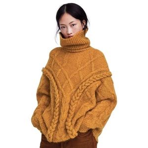 Zara | Limited Edition Cable Knit Marigold Sweater